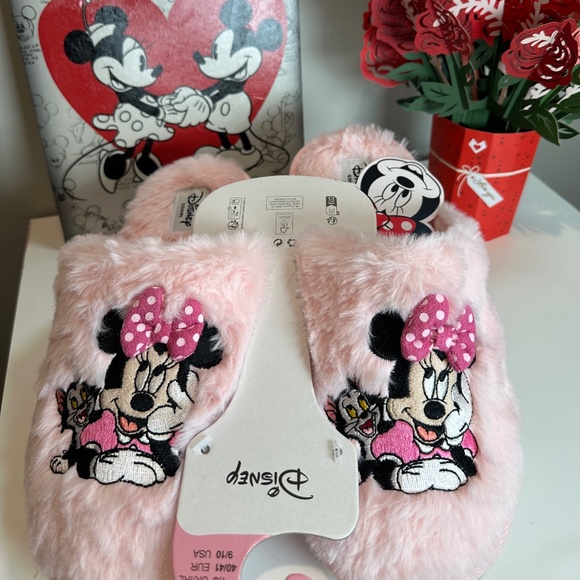 Disney Minnie Mouse Primark Women Slippers - Picture 1 of 6